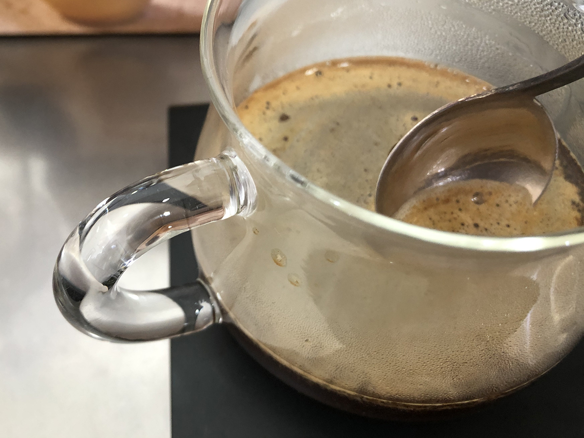 購入したコーヒー豆で、抽出器具を変えること。